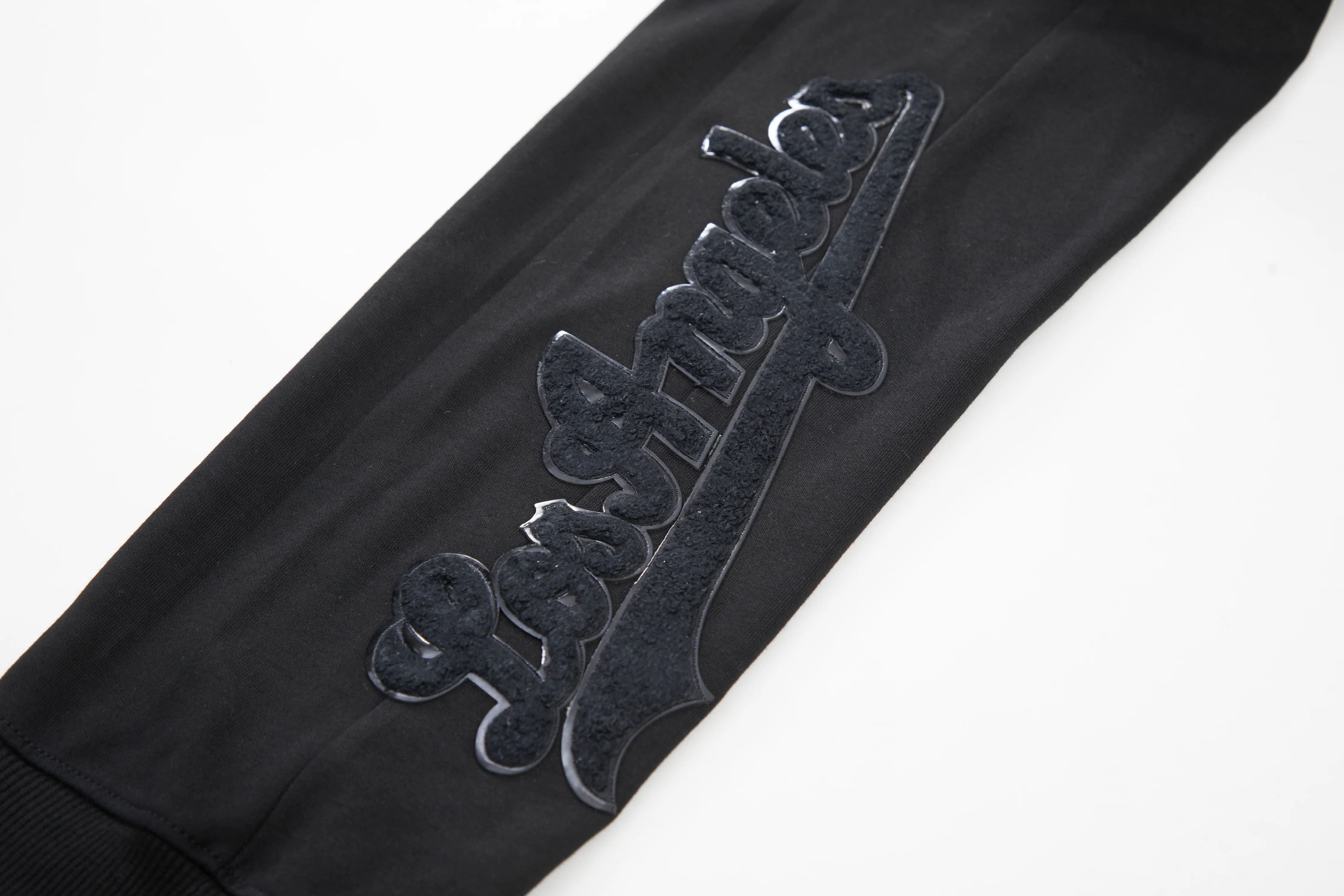 MLB LOS ANGELES DODGERS TRIPLE BLACK LOGO MEN'S JOGGER (BLACK) - Image 8