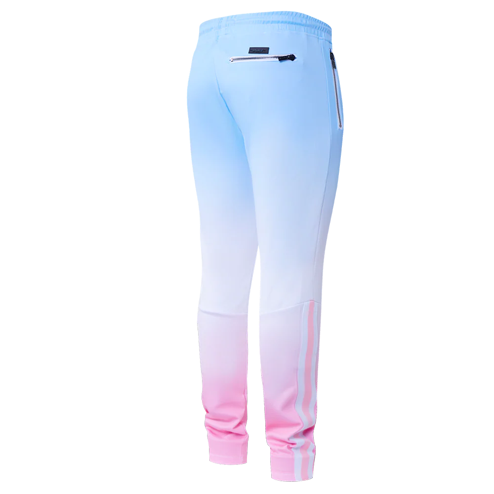 MLB LOS ANGELES DODGERS LOGO MEN'S TRACK PANT OMBRE (BLUE/WHITE/PINK) - Image 3