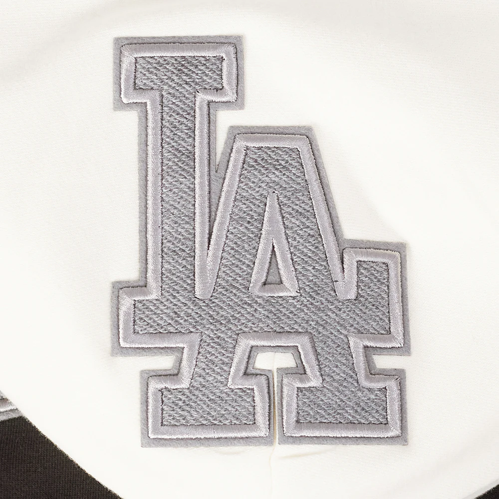 MLB LOS ANGELES DODGERS REVERSE FRENCH TERRY MEN'S COLORBLOCK FLEECE PULLOVER HOODIE - Image 8