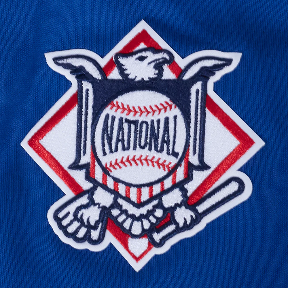 MLB LOS ANGELES DODGERS CITY RANSOM MEN'S RIB FLEECE PULLOVER HOODIE (DODGER BLUE) - Image 5