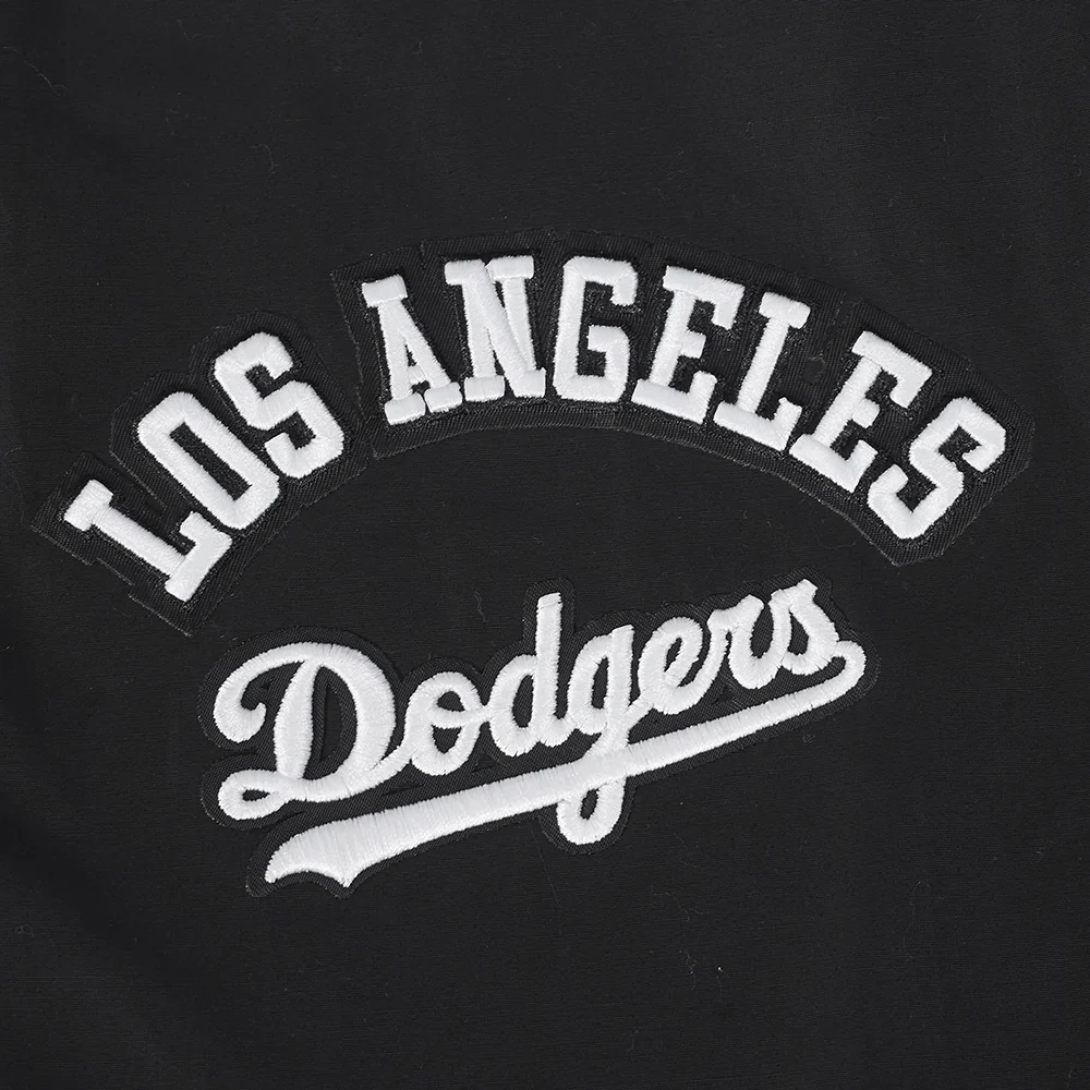 MLB LOS ANGELES DODGERS CLASSIC WIND SUIT MEN'S WOVEN FULL ZIP PULLOVER HOODIE (BLACK) - Image 7