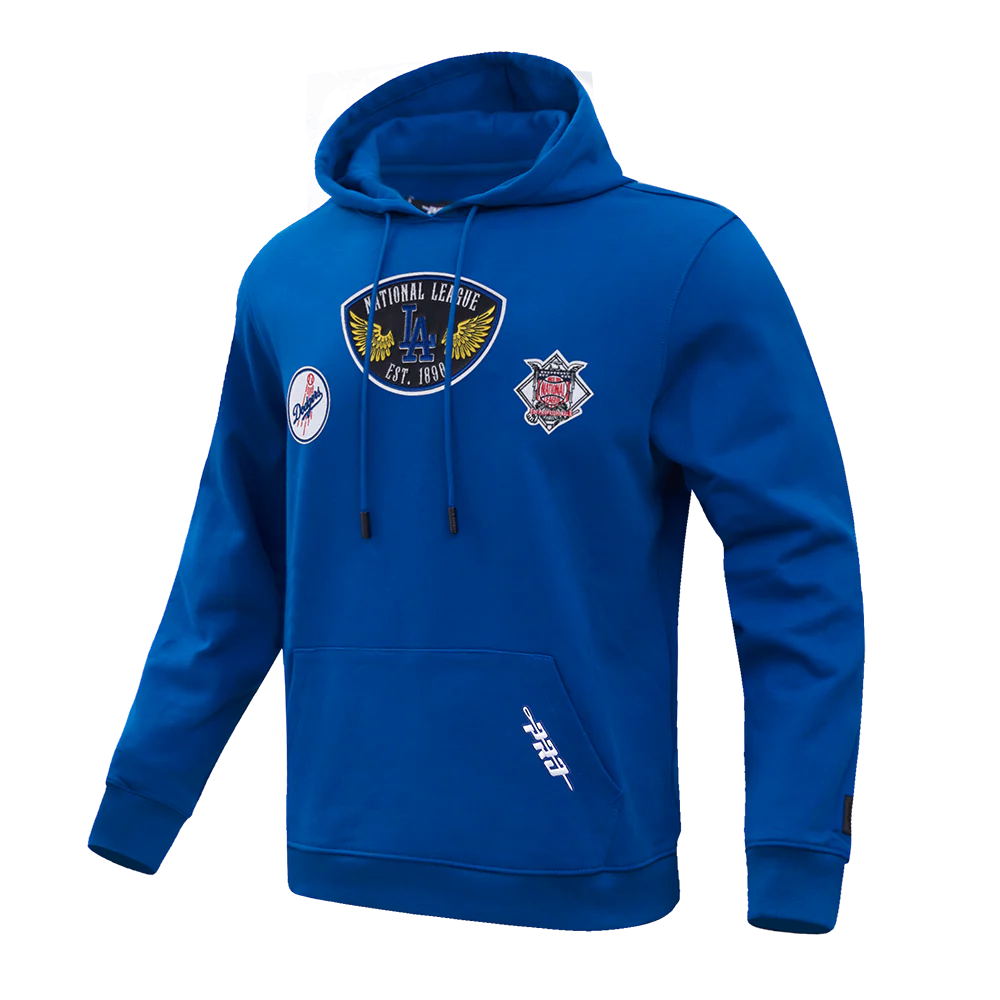 MLB LOS ANGELES DODGERS BORN FOR SPORT MEN'S FLC PO HOODIE (DODGER BLUE) - Image 3