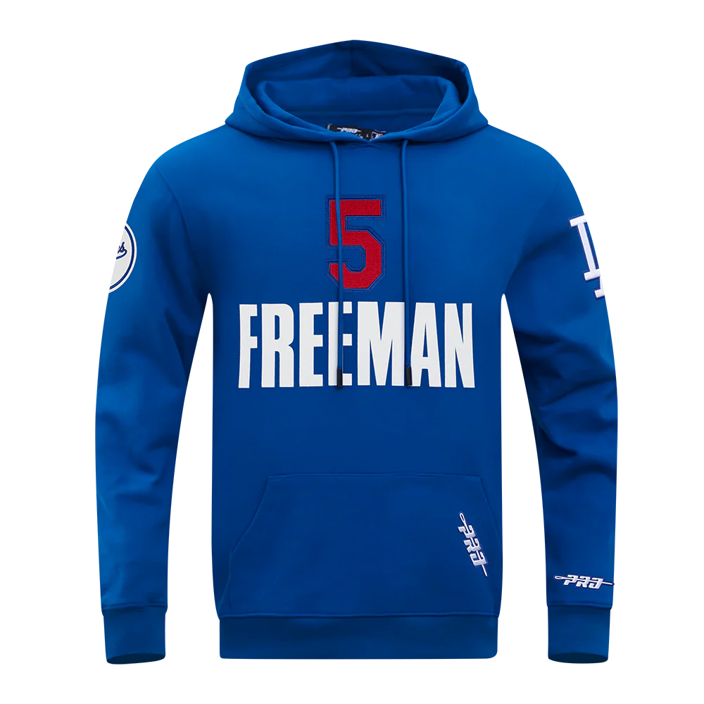 MLB LOS ANGELES DODGERS FREDDIE FREEMAN #5 CLASSIC MEN'S PO HOODIE (DODGER BLUE)