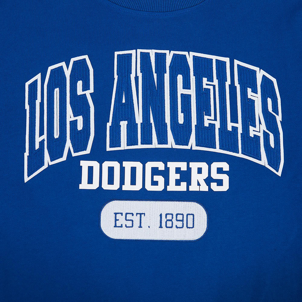 MLB LOS ANGELES DODGERS CITY ARCH MEN'S FLC CREWNECK (DODGER BLUE) - Image 7