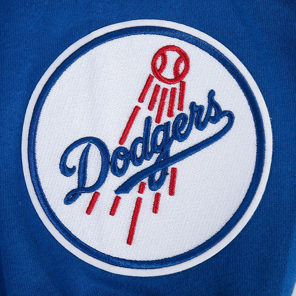MLB LOS ANGELES DODGERS WINGSPAN MEN'S DROP SHOULDER FLC PO HOODIE V (DODGER BLUE) - Image 7