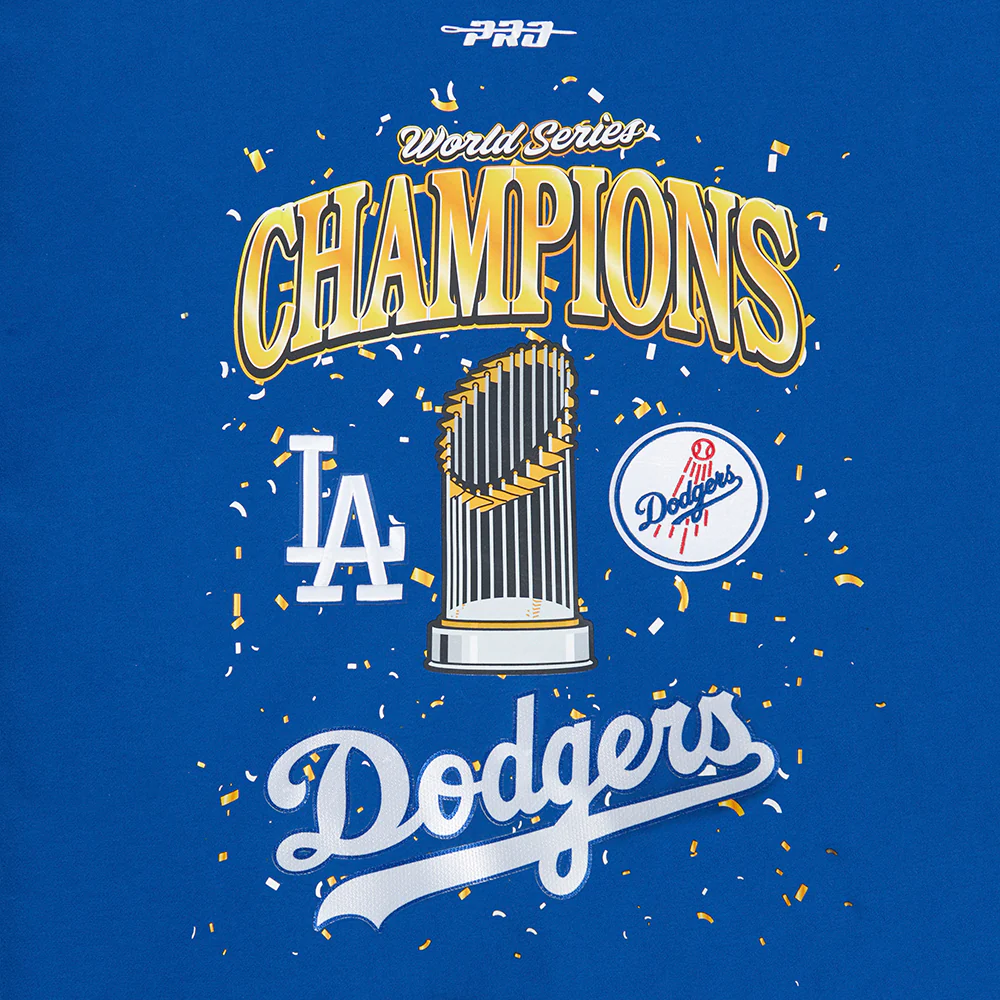 MLB LOS ANGELES DODGERS MLB WORLD SERIES 2025 MEN´S DROP SHOULDER FLC PO HOODIE (DODGER BLUE) - Image 10
