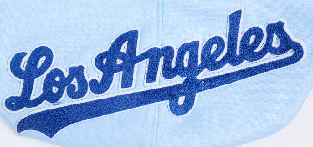 MLB LOS ANGELES DODGERS LOGO PRO TEAM MEN'S PULLOVER HOODIE (BLUE/WHITE/PINK) - Image 8