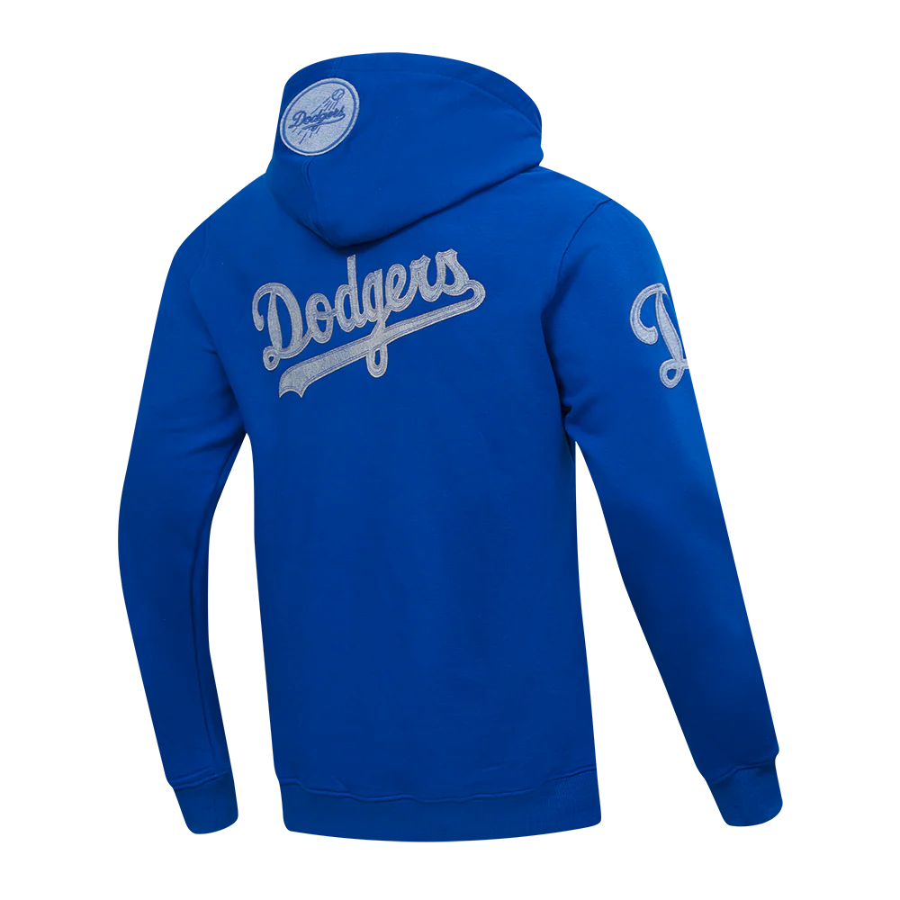 MLB LOS ANGELES DODGERS VARSITY BLUES MEN'S PULLOVER HOODIE (DODGER BLUE) - Image 4