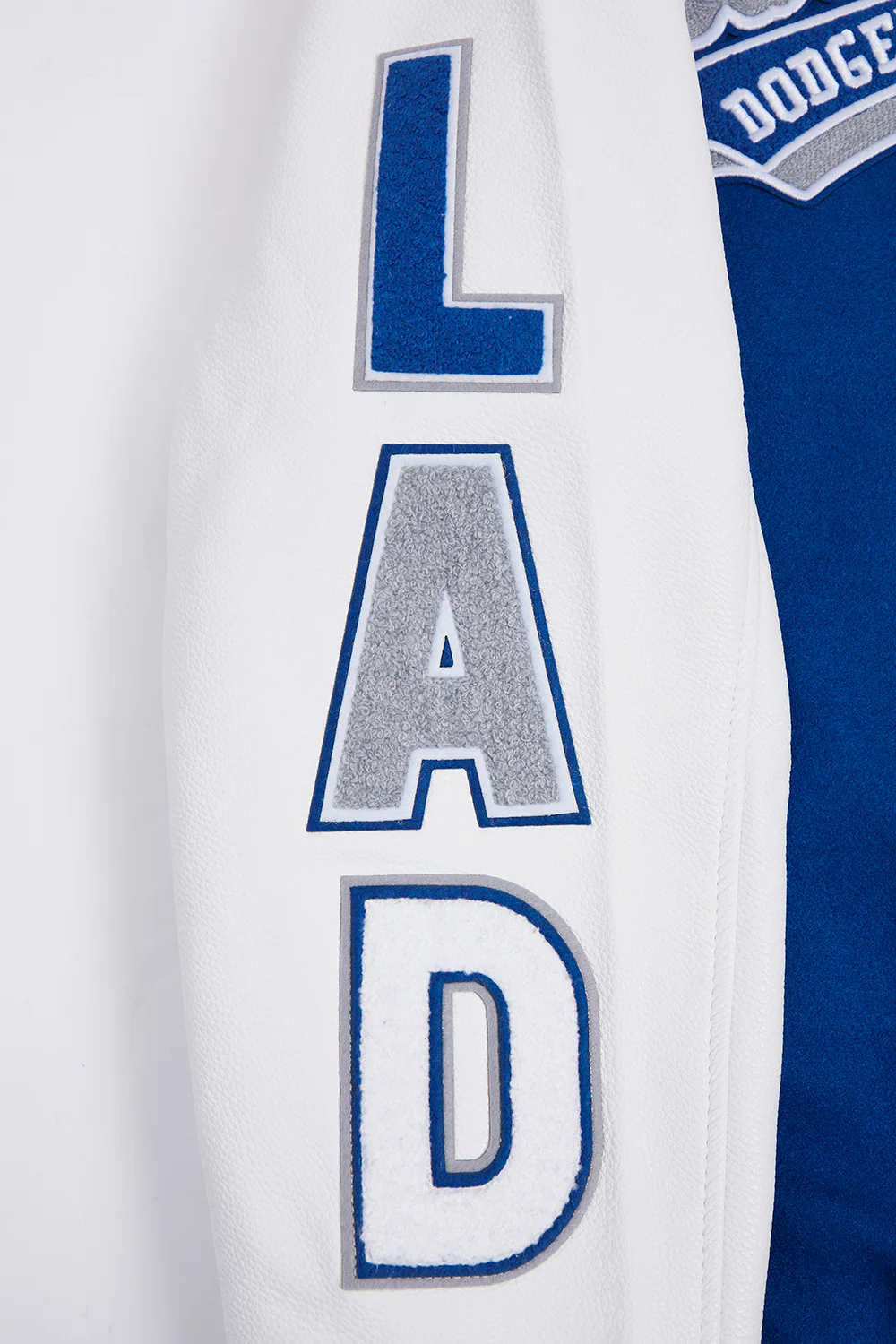 MLB LOS ANGELES DODGERS SCRIPT TAIL MEN'S RIB WOOL VARSITY (DODGER BLUE/WHITE) - Image 7