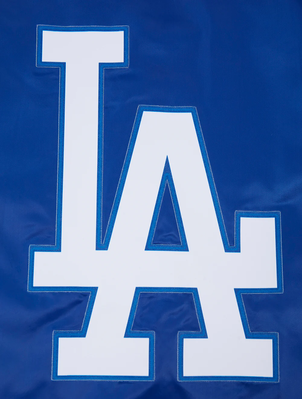 MLB LOS ANGELES DODGERS SCRIPT TAIL MEN'S SATIN JACKET (DODGER BLUE) - Image 6