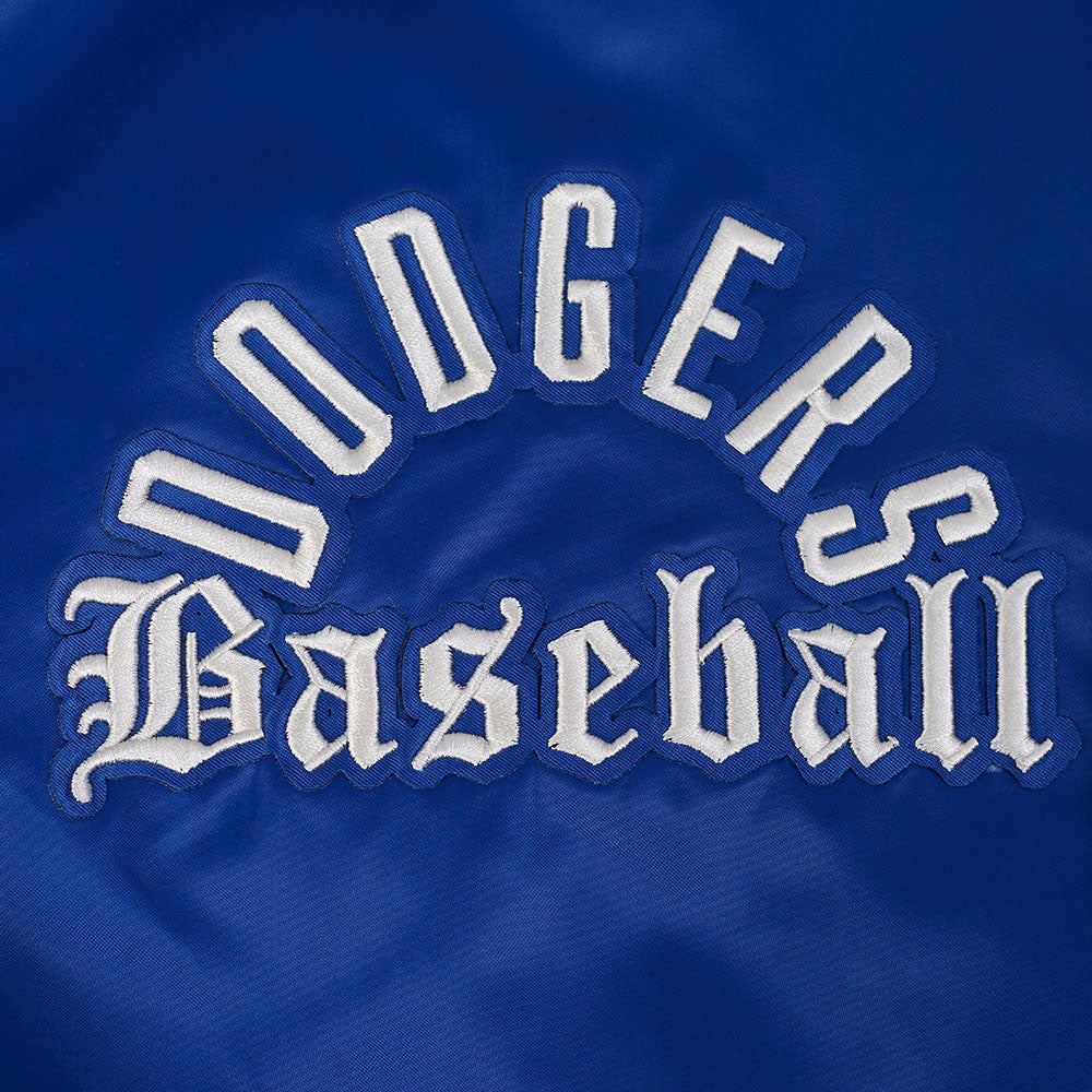 MLB LOS ANGELES DODGERS MODERN ORIGINALS MEN'S SATIN JACKET (DODGER BLUE) - Image 10