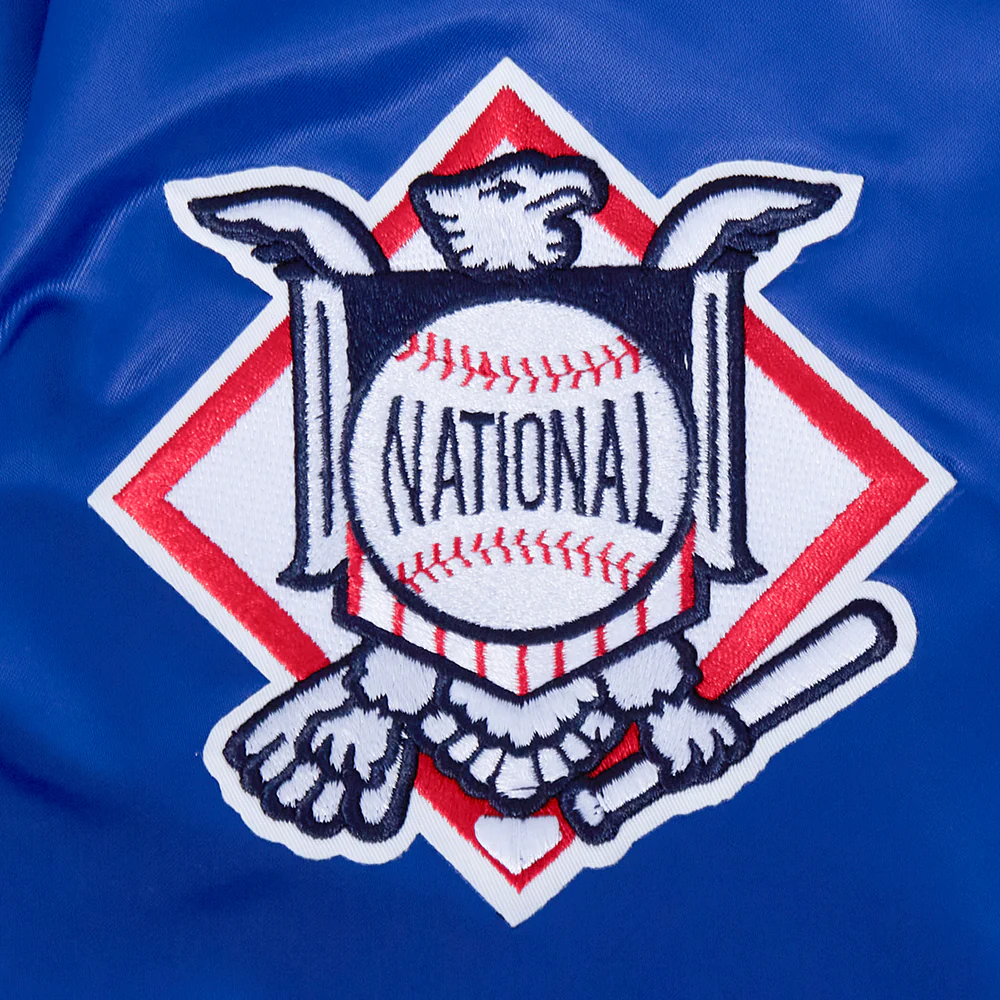 MLB LOS ANGELES DODGERS CITY RANSOM MEN'S RIB SATIN JACKET (DODGER BLUE) - Image 6