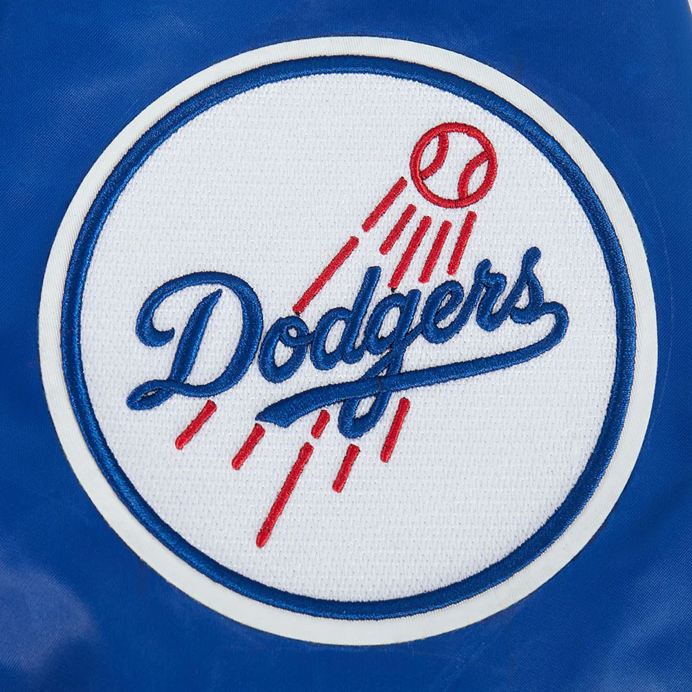 MLB LOS ANGELES DODGERS MLB WORLD SERIES 2025 PRO SATIN YD RIB JACKET (DODGER BLUE) - Image 9