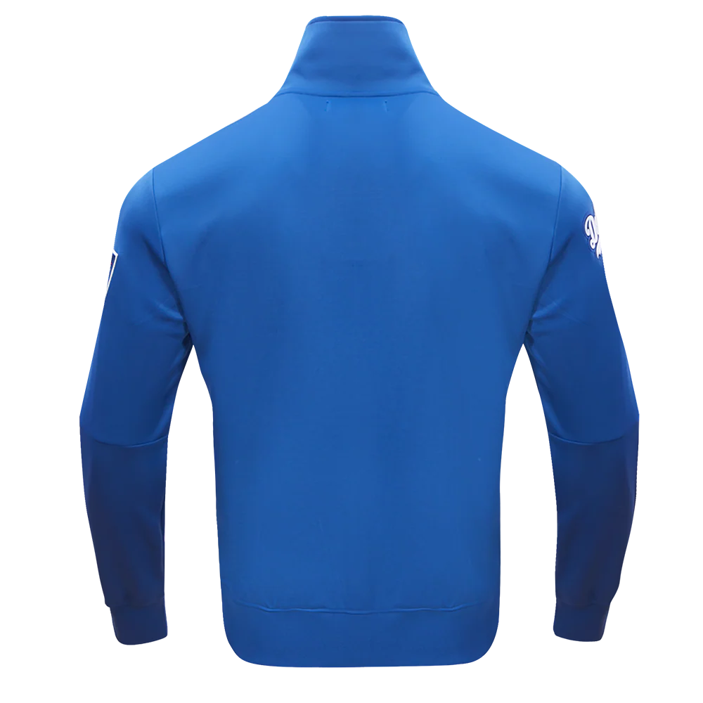 MLB LOS ANGELES DODGERS CLASSIC MEN'S DOUBLE KNIT TRACK JACKET (DODGER BLUE) - Image 3