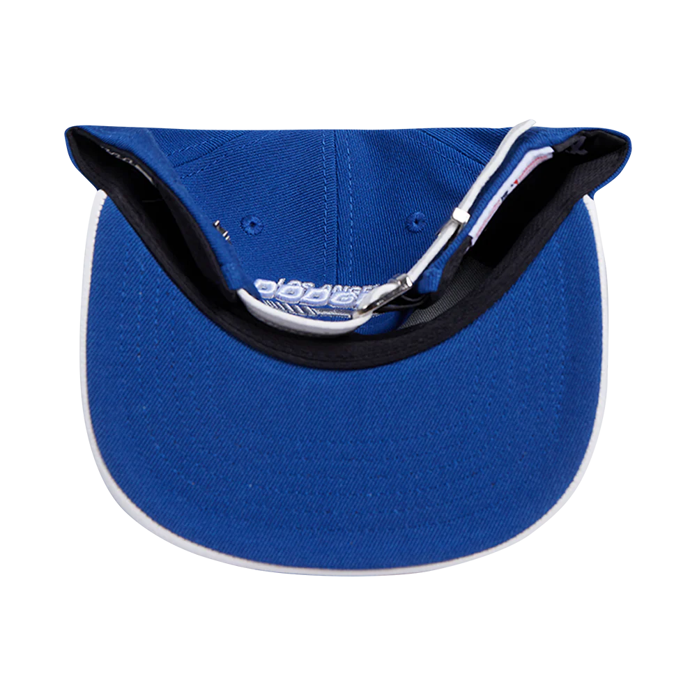MLB LOS ANGELES DODGERS FAST LANE LOGO WOOL STRAPBACK (DODGER BLUE) - Image 7