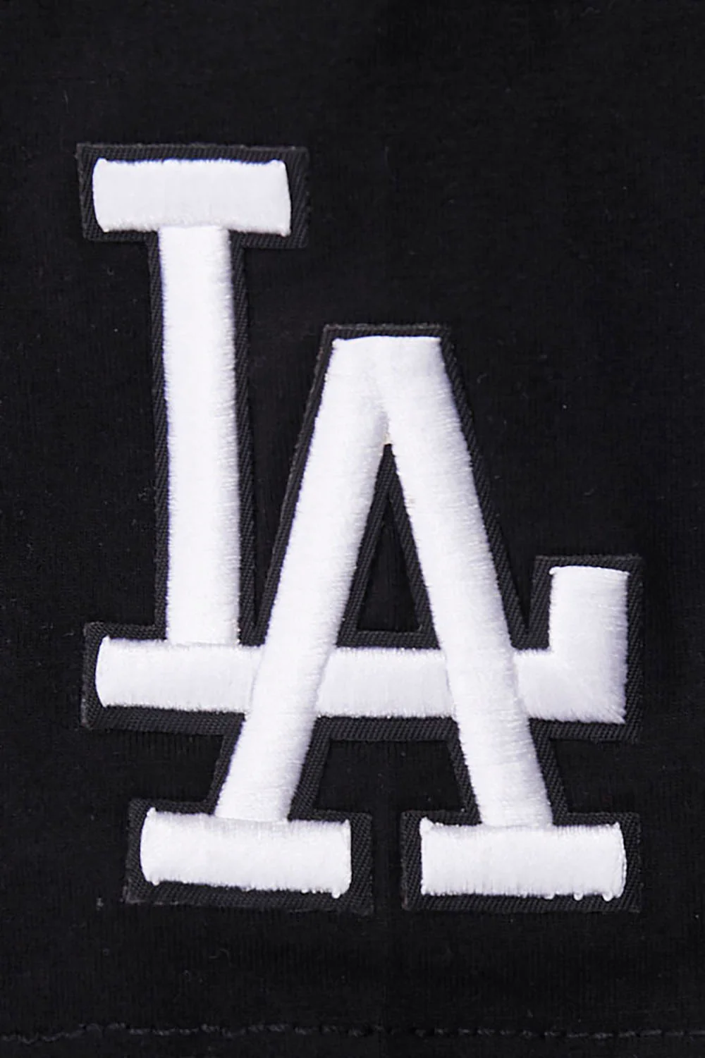 MLB LOS ANGELES DODGERS SCRIPT TAIL WOMEN'S SINGLE JERSEY BOXY TOP (BLACK) - Image 6