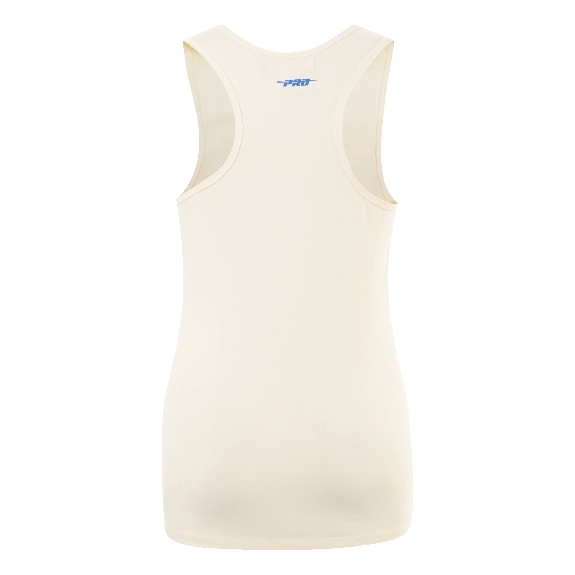 MLB LOS ANGELES DODGERS TRIPLE TONAL RELAXED FIT WOMEN'S RACERBACK (EGGSHELL) - Image 3