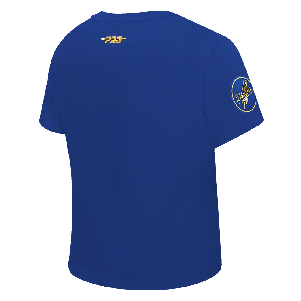 MLB LOS ANGELES DODGERS WORLD SERIES WOMEN'S SINGLE JERSEY SLIM FIT TOP - Image 4
