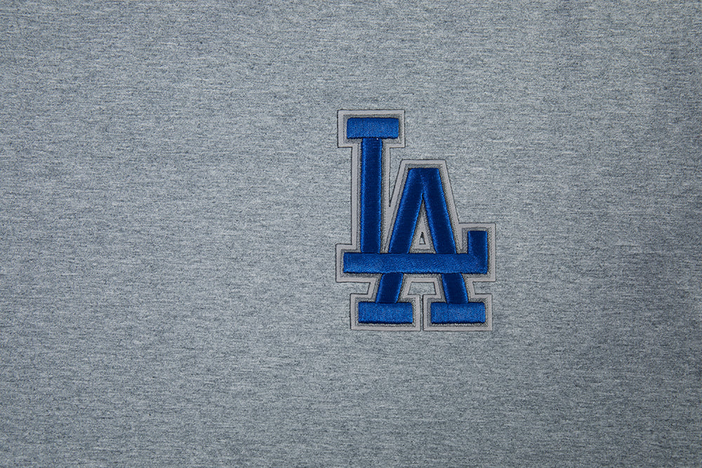MLB LOS ANGELES DODGERS WINGSPAN WOMEN'S SJ BOXY TEE (DARK HEATHER GRAY) - Image 8