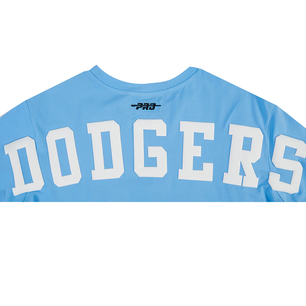 MLB LOS ANGELES DODGERS WINGSPAN WOMEN'S SJ BOXY TEE (UNIVERSITY BLUE) - Image 6