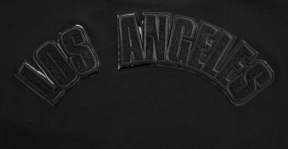 MLB LOS ANGELES DODGERS TRIPLE BLACK WOMEN'S BOXY TOP (TRIPLE BLACK) - Image 5