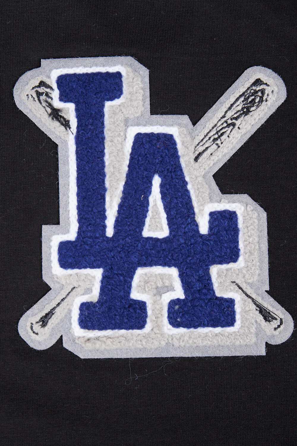 MLB LOS ANGELES DODGERS MASHUP WOMEN'S BOXY TOP (BLACK) - Image 5