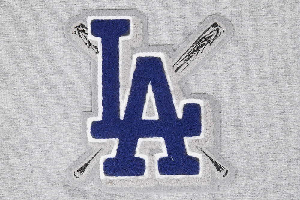 MLB LOS ANGELES DODGERS MASHUP WOMEN'S BOXY TOP (HEATHER GREY) - Image 6