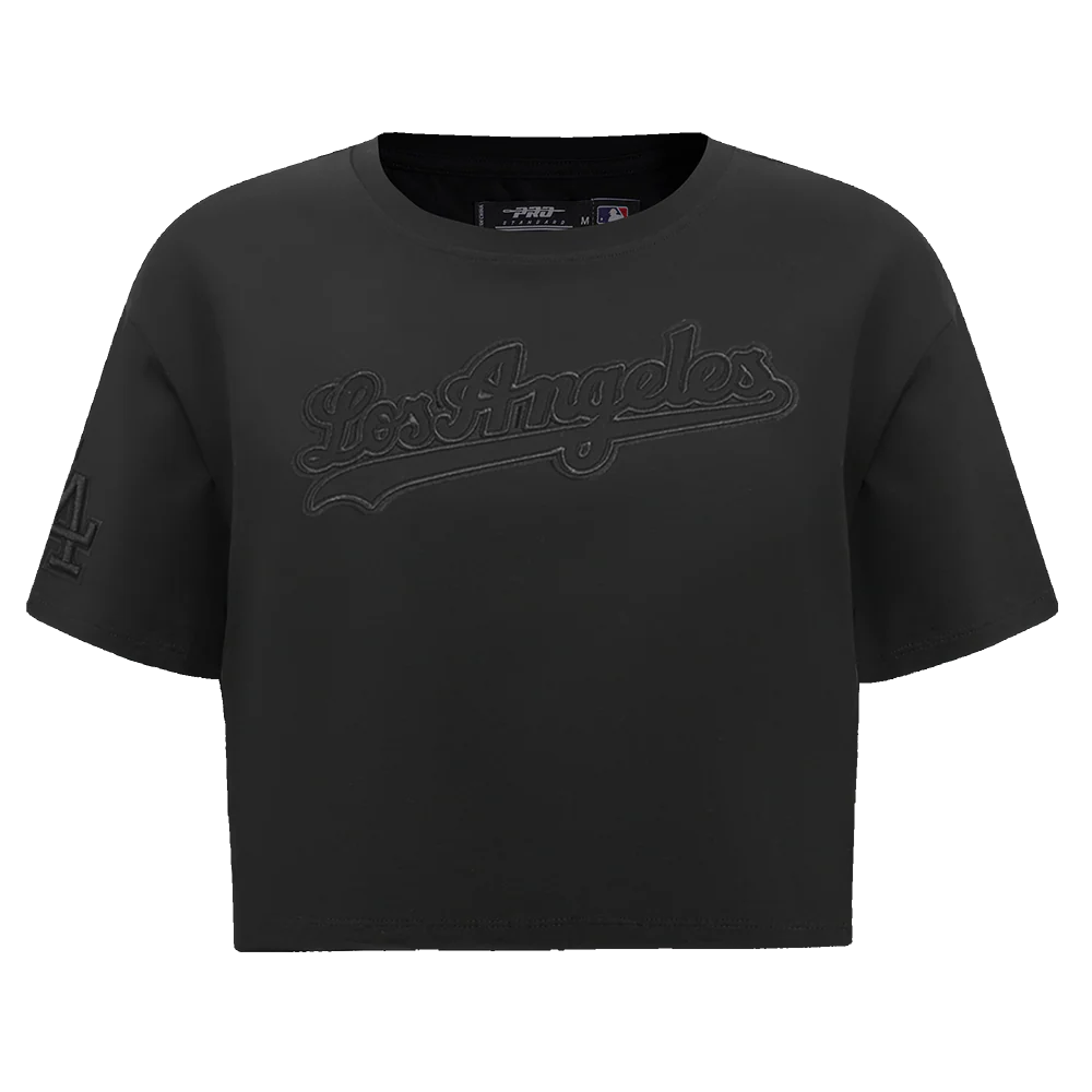 MLB LOS ANGELES DODGERS NEUTRAL WOMEN'S BOXY TOP (BLACK)