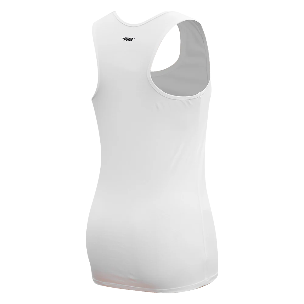 MLB LOS ANGELES DODGERS CLASSIC WOMEN'S RELAXED FIT RACERBACK (WHITE) - Image 4