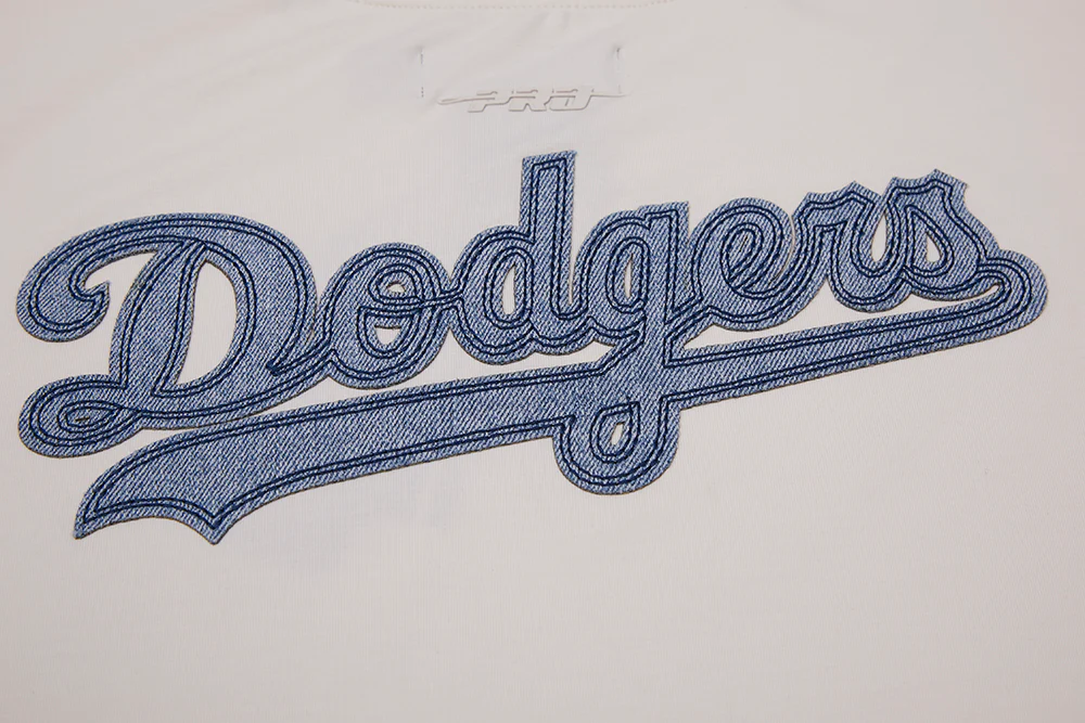 MLB LOS ANGELES DODGERS VARSITY BLUES WOMEN'S BOXY TOP (LINEN) - Image 7