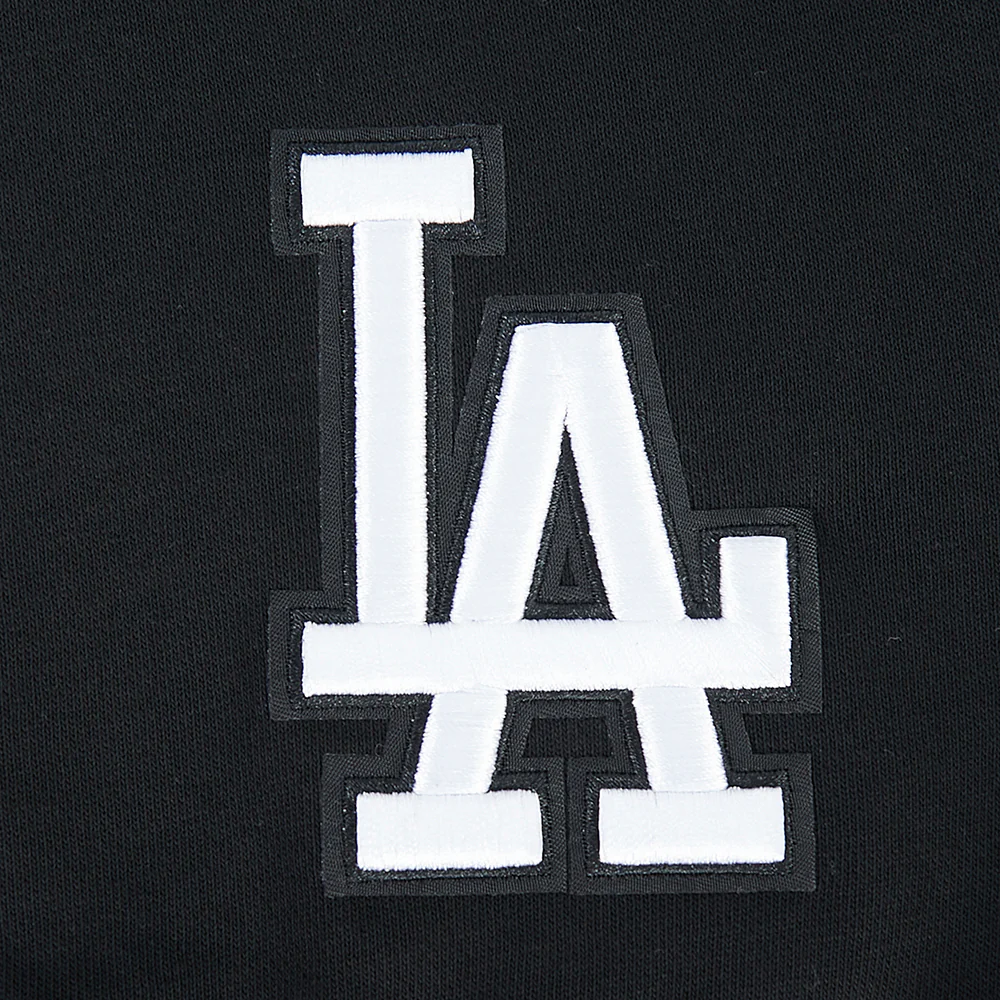 MLB LOS ANGELES DODGERS WINGSPAN WOMEN'S FLC CREWNECK (BLACK) - Image 7