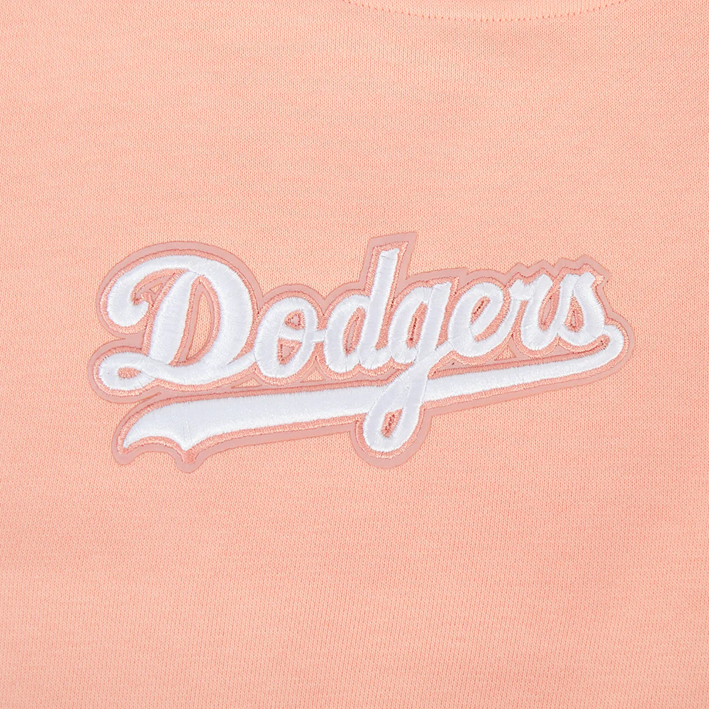 MLB LOS ANGELES DODGERS WINGSPAN WOMEN'S FLC CREWNECK (GUAVA) - Image 7