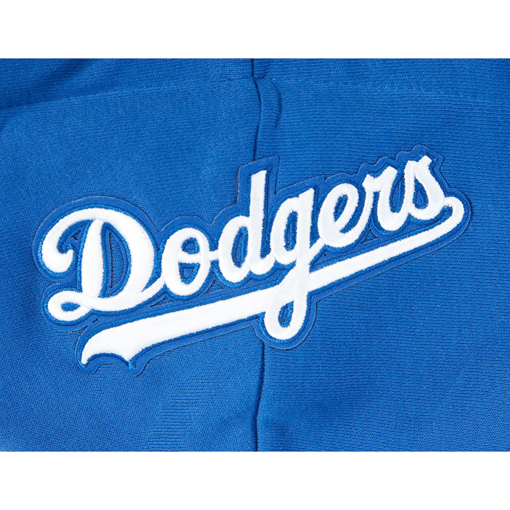 MLB LOS ANGELES DODGERS WINGSPAN WOMEN'S FLC CROPPED PO HOODIE (DODGER BLUE) - Image 6
