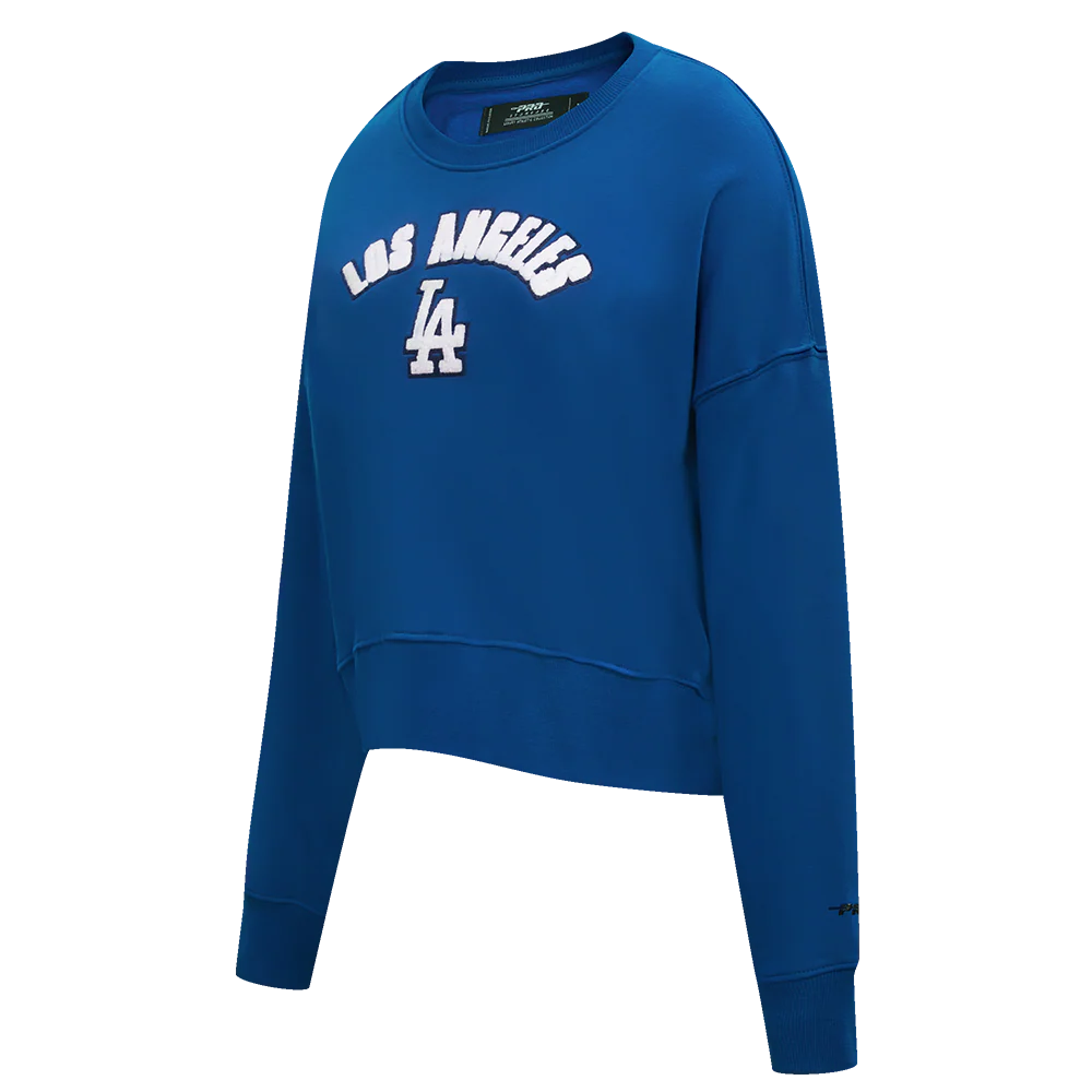 MLB LOS ANGELES DODGERS CLASSIC WOMEN'S CREWNECK (DODGER BLUE) - Image 2