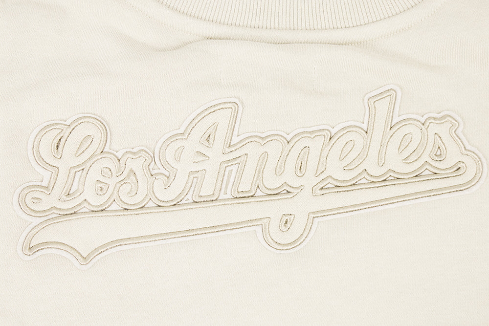 MLB LOS ANGELES DODGERS NEUTRAL WOMEN'S CREWNECK (EGGSHELL) - Image 5