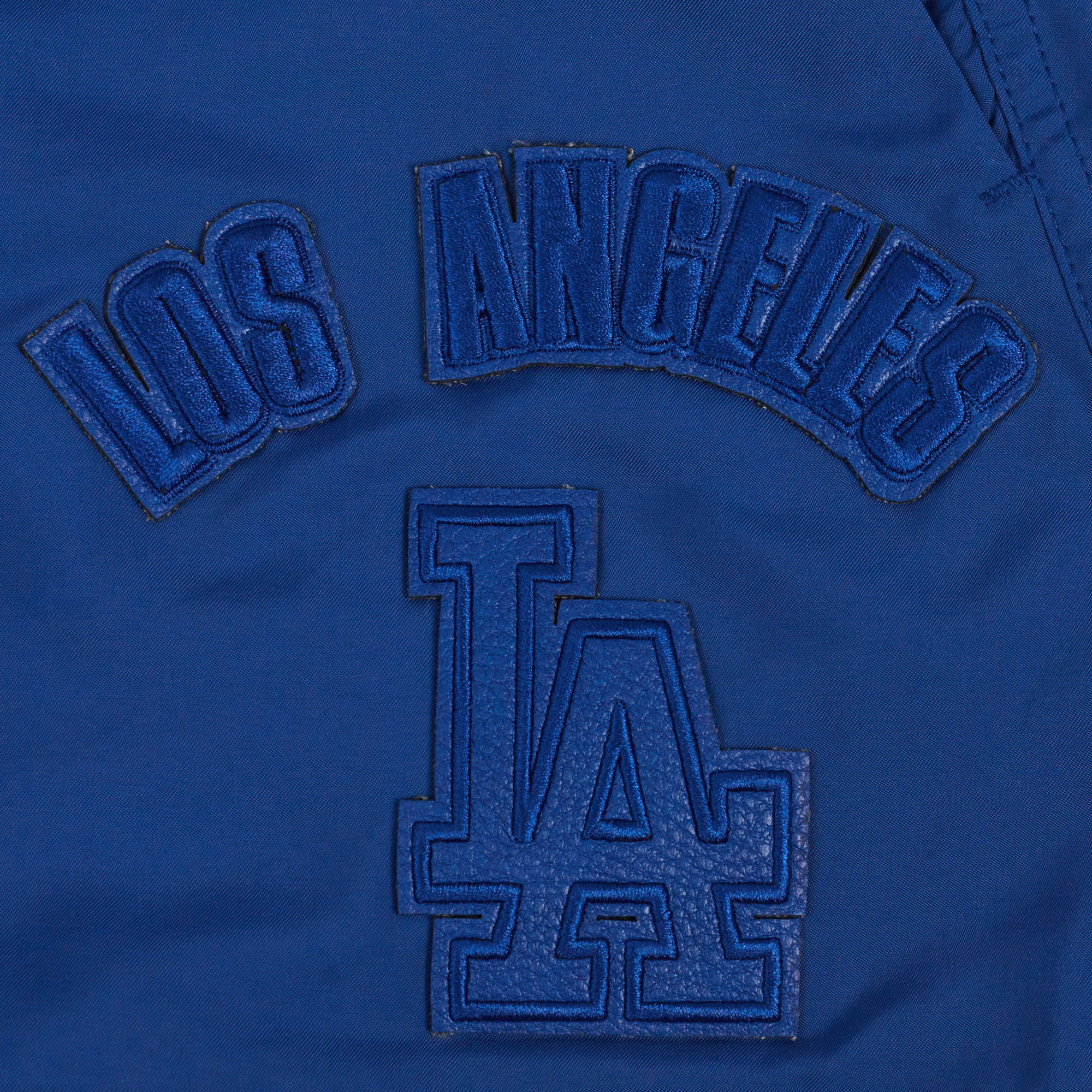 MLB LOS ANGELES DODGERS TRIPLE TONAL W WOVEN WOMEN'S SHORT (DODGER BLUE) - Image 5