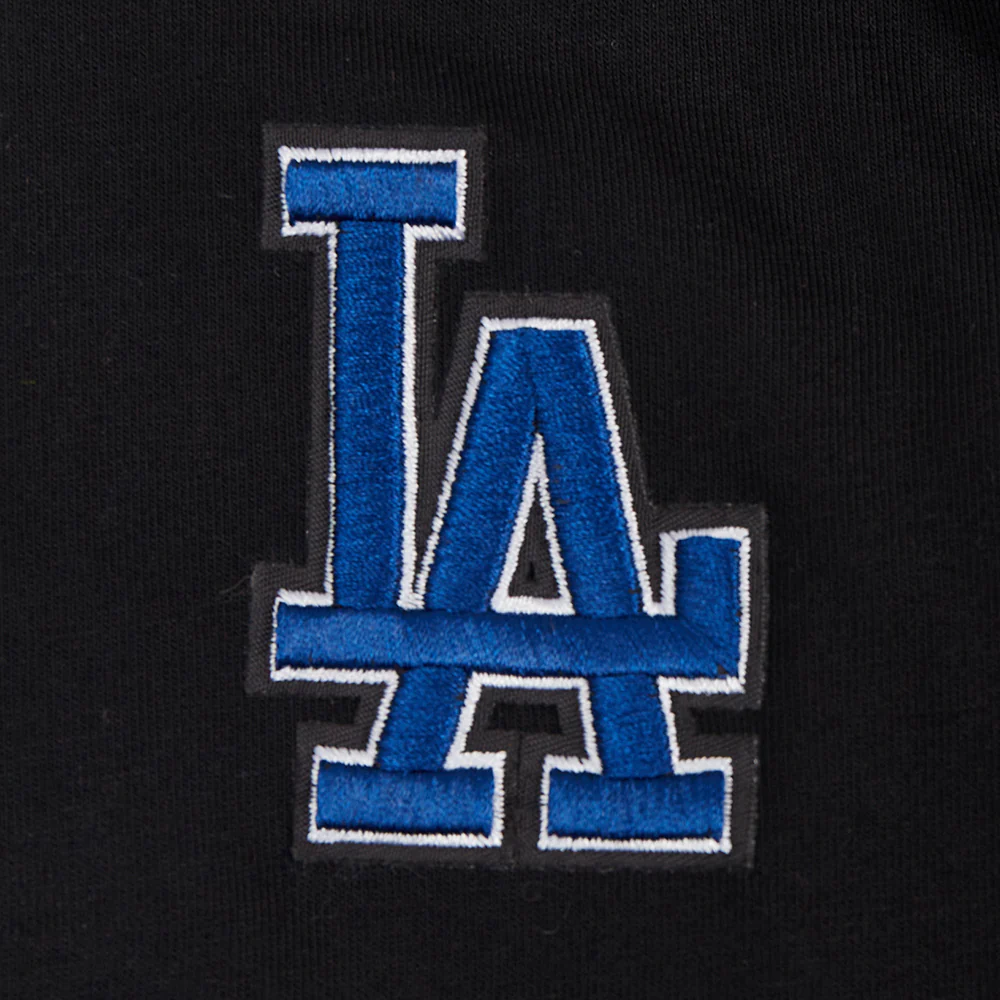 MLB LOS ANGELES DODGERS CLASSIC WOMEN'S COTTON BIKE SHORT (BLACK) - Image 5