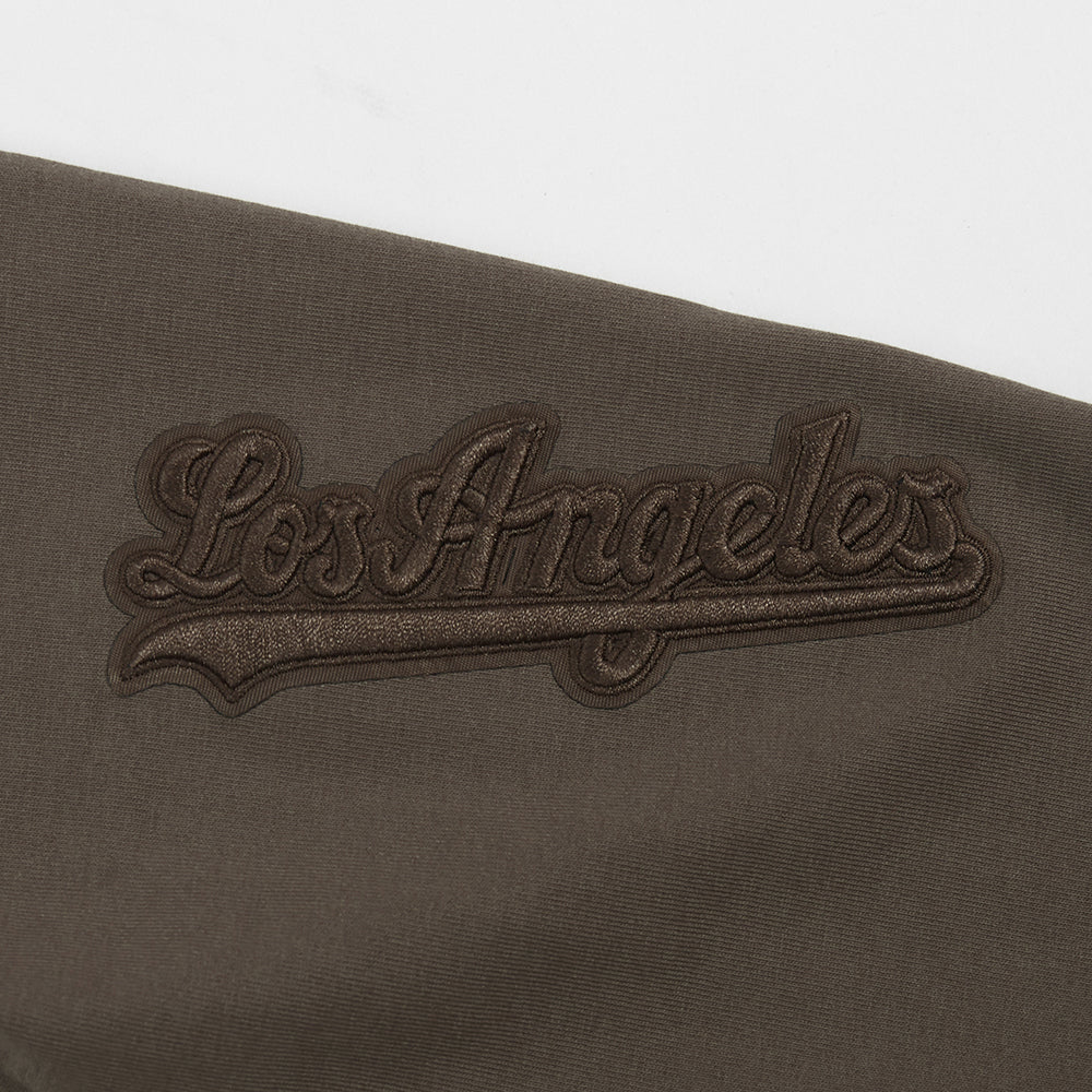 MLB LOS ANGELES DODGERS NEUTRAL HIGH WAIST JERSEY LEGGING (DARK TAUPE) - Image 5