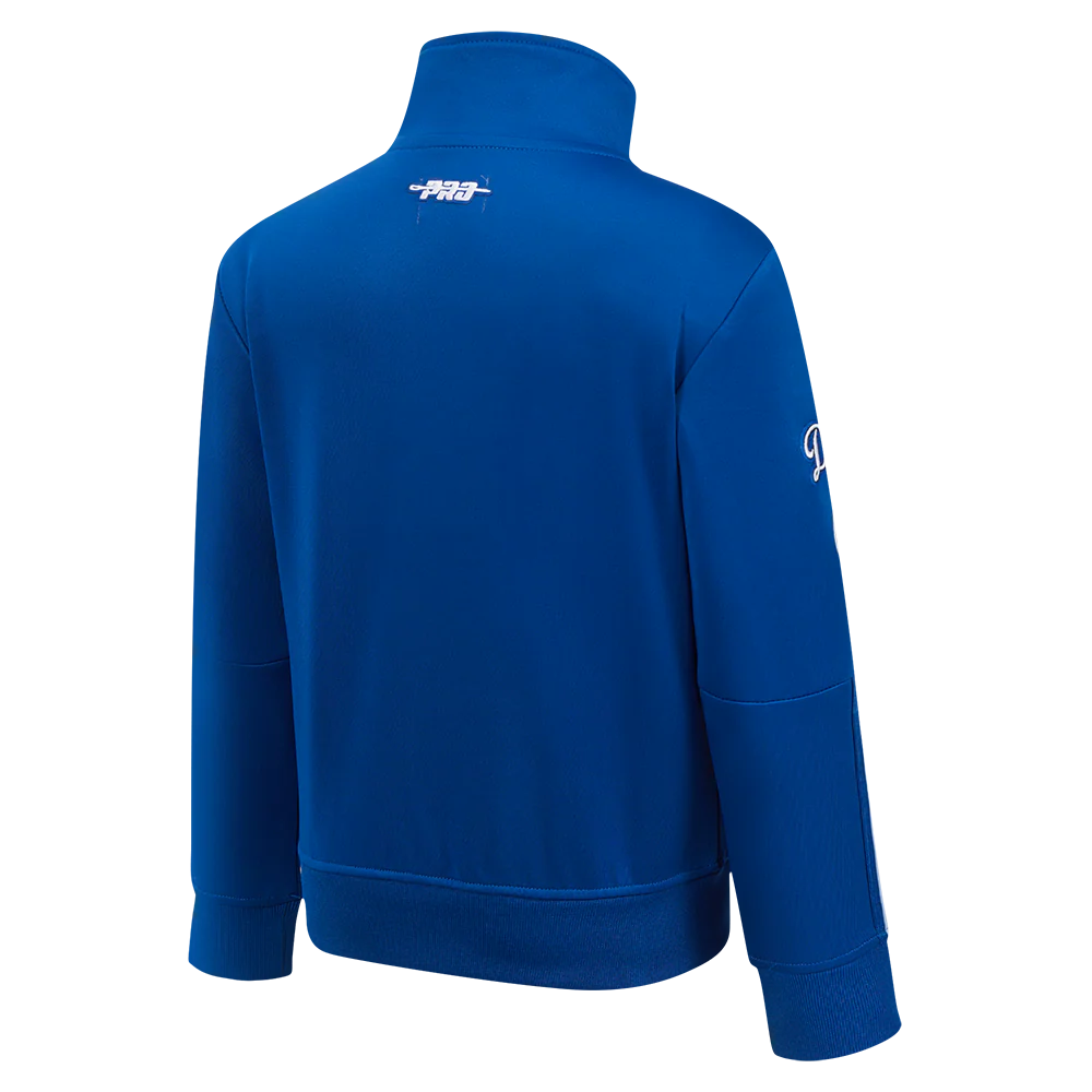 MLB LOS ANGELES DODGERS CLASSIC TODDLER BOYS TRACK JACKET (DODGER BLUE) - Image 4