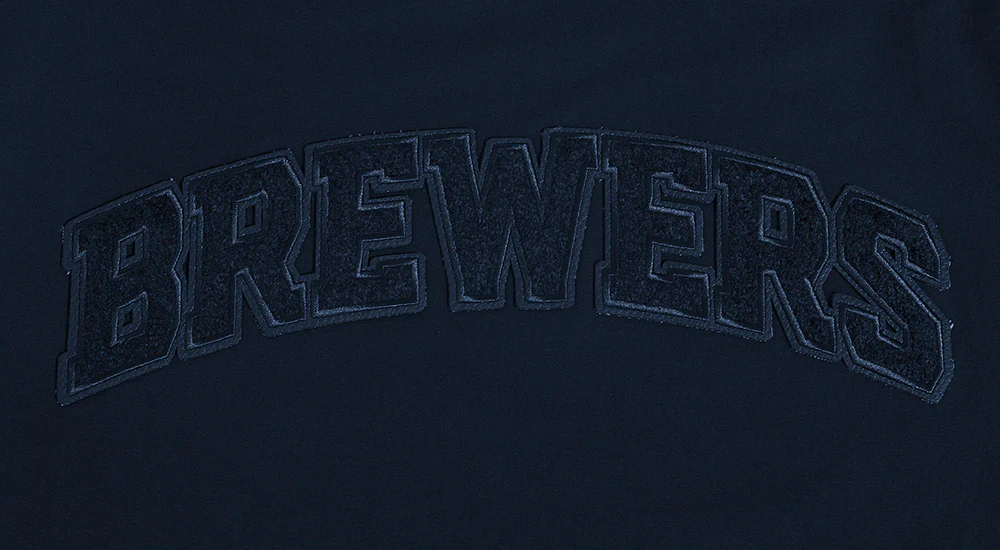 MLB MILWAUKEE BREWERS TRIPLE TONAL SINGLE JERSEY MEN'S TEE (MIDNIGHT NAVY) - Image 5