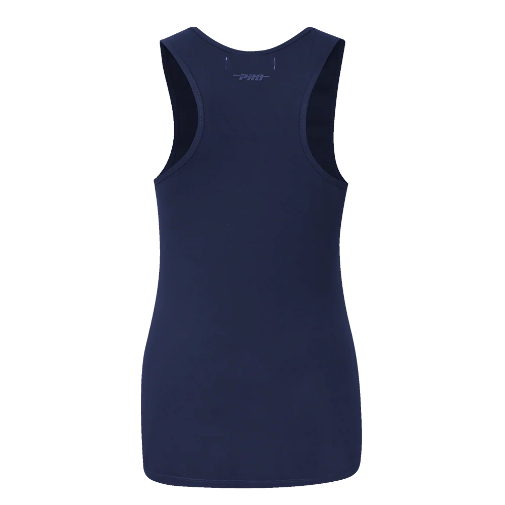 MLB MILWAUKEE BREWERS CLASSIC WOMEN'S RELAXED FIT RACERBACK (MIDNIGHT NAVY) - Image 3