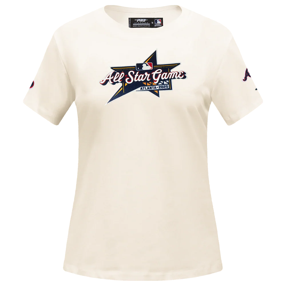 MLB ALL STAR 2025 WOMEN'S SJ SLIM FIT TEE (EGGSHELL)
