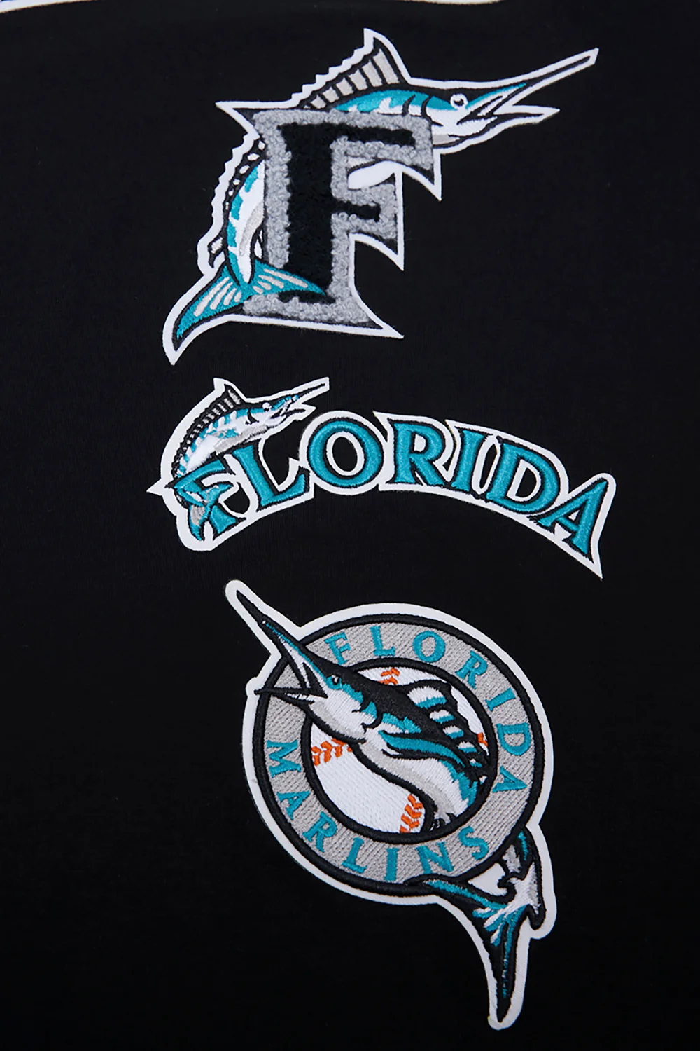 MLB FLORIDA MARLINS RETRO CLASSIC MEN'S STRIPED TOP (BLACK) - Image 6