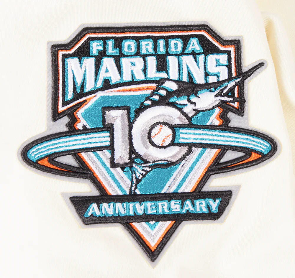 MLB FLORIDA MARLINS RETRO CLASSIC MEN'S TOP (EGGSHELL/ BLACK) - Image 6