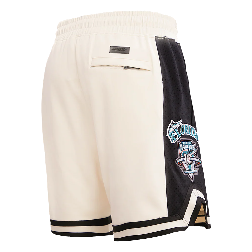 MLB FLORIDA MARLINS RETRO CLASSIC MEN'S 2.0 SHORT (EGGSHELL/ BLACK) - Image 3