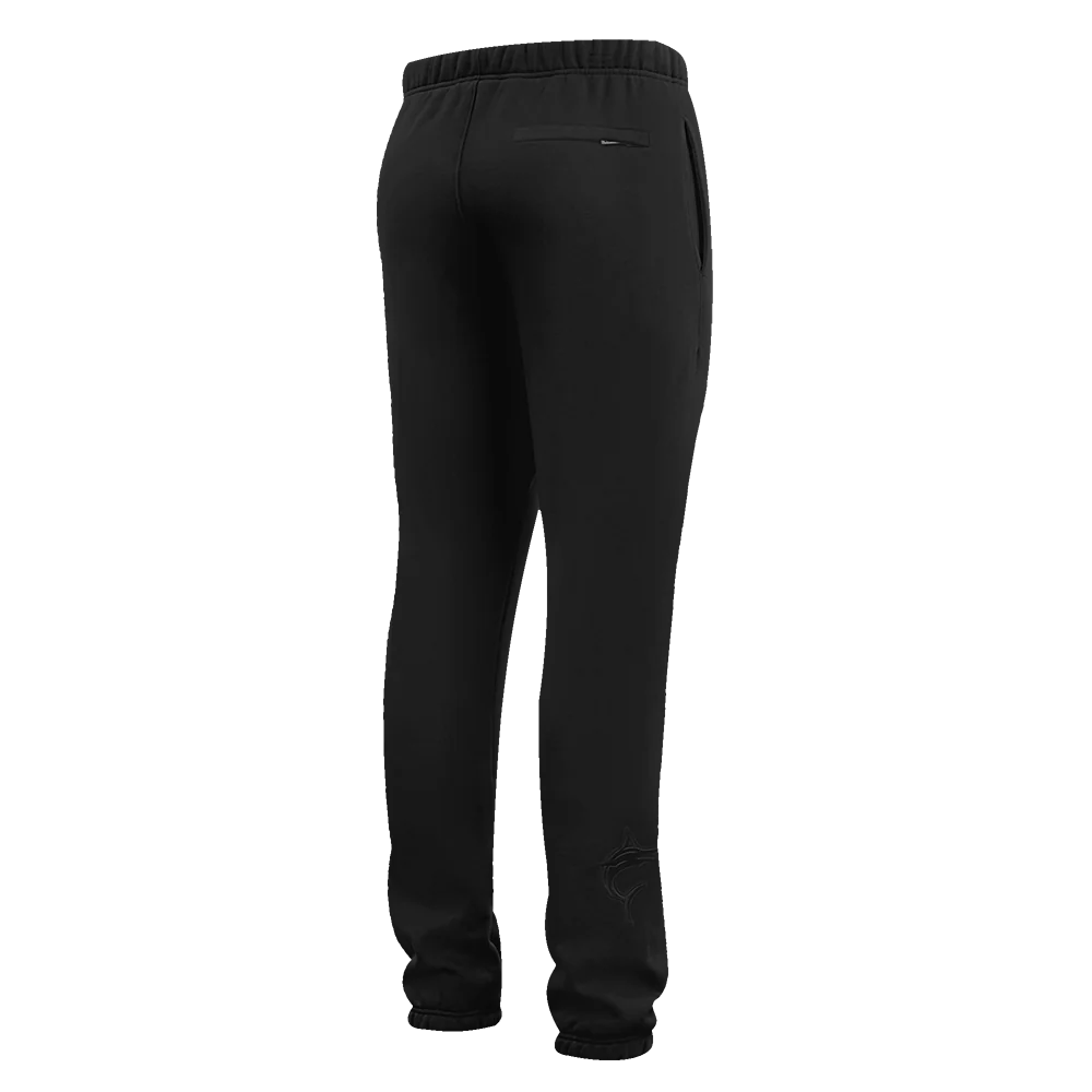 MLB MIAMI MARLINS NEUTRAL MEN'S SWEATPANT (BLACK) - Image 3
