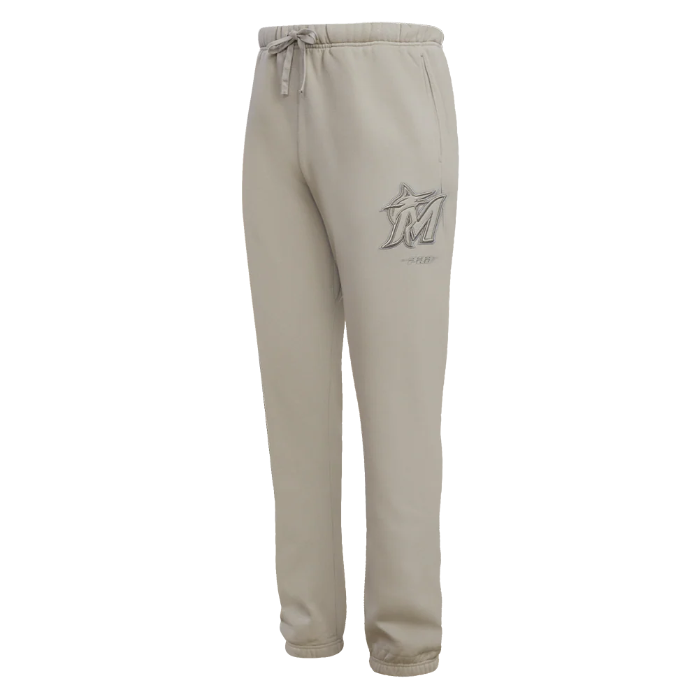MLB MIAMI MARLINS NEUTRAL MEN'S SWEATPANT (TAUPE)