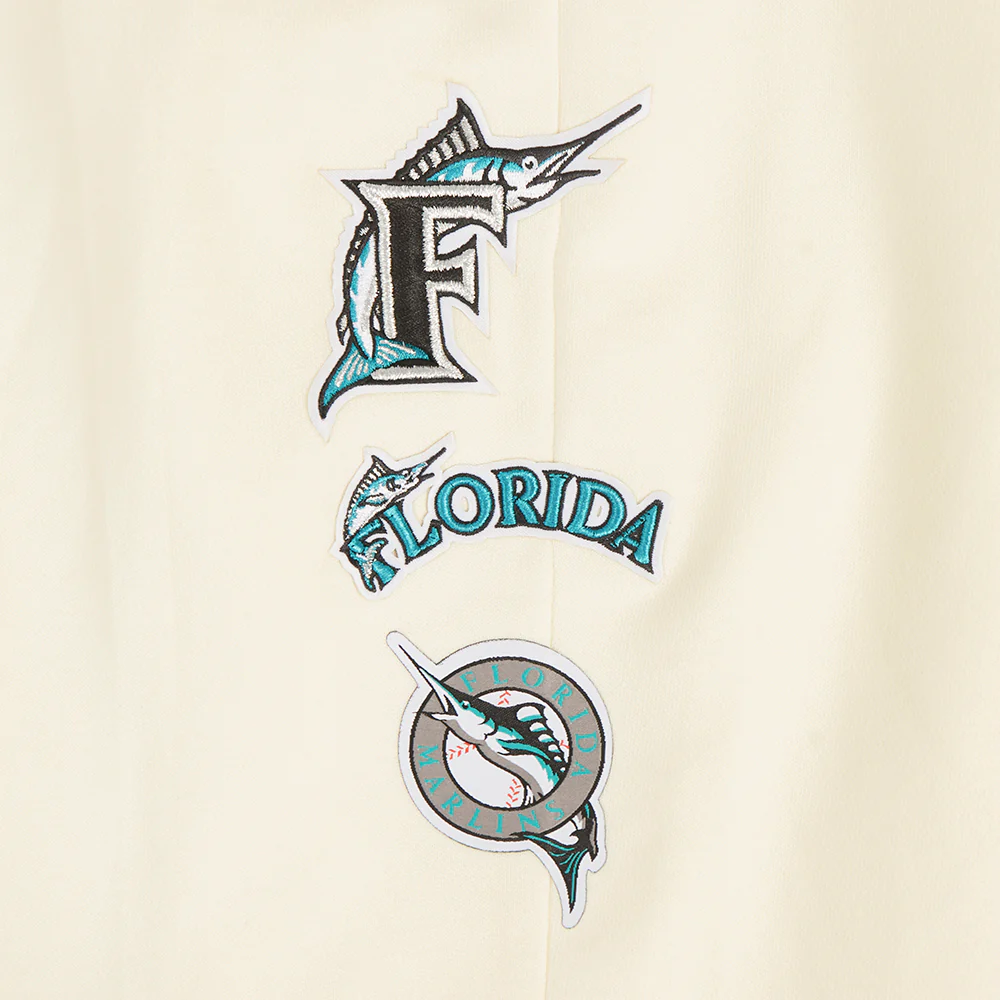 MLB FLORIDA MARLINS RETRO CLASSIC WOMEN'S SWEATPANT (EGGSHELL/ BLACK) - Image 5