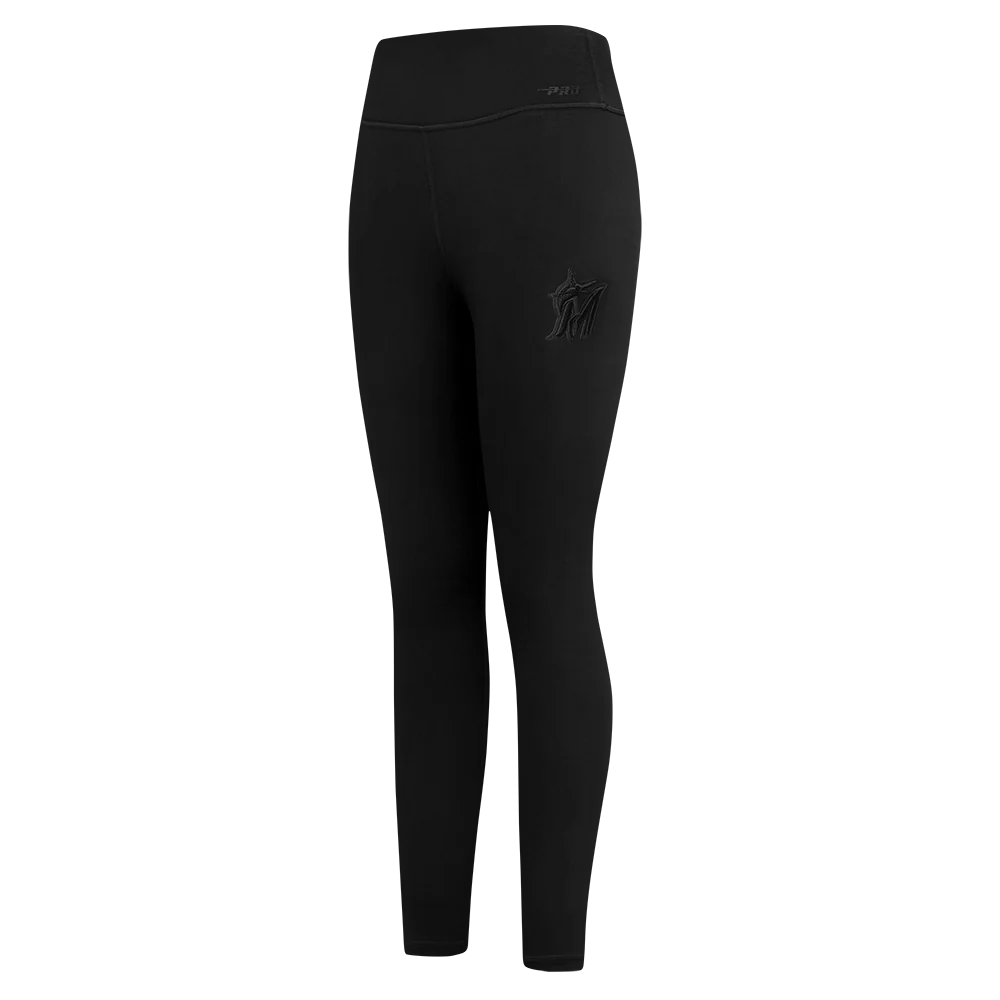 MLB MIAMI MARLINS NEUTRAL WOMEN'S JERSEY LEGGING (BLACK)
