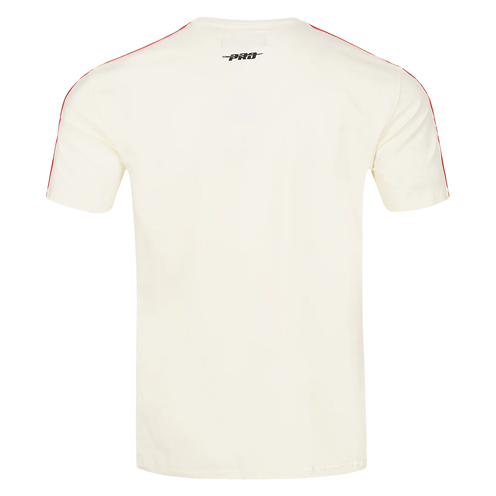 MLB MINNESOTA TWINS RETRO CLASSIC MEN'S STRIPED TOP (EGGSHELL/ RED) - Image 3